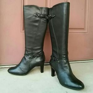Leather Black Boots